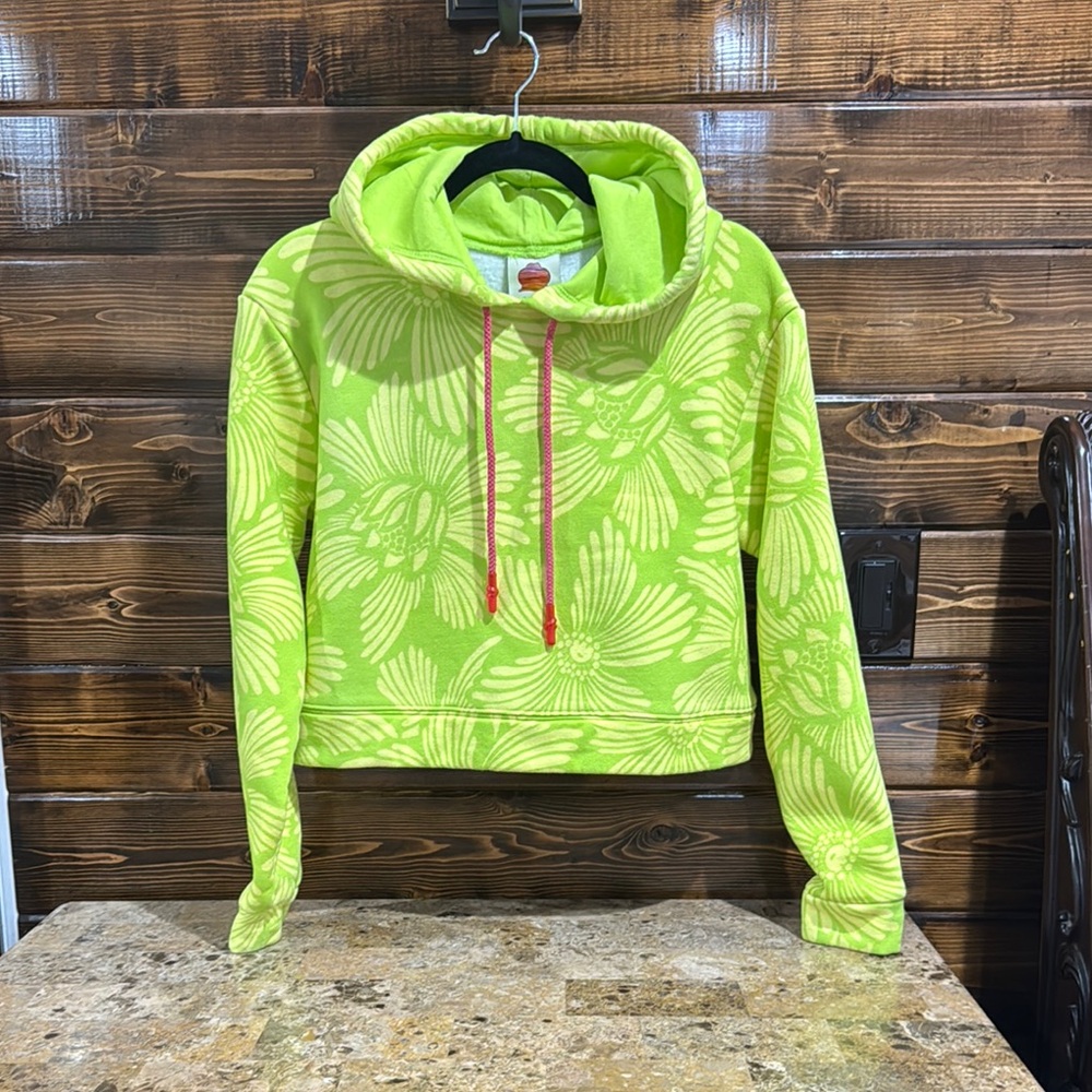 Farm Rio for Anthropologie Cropped Hoodie